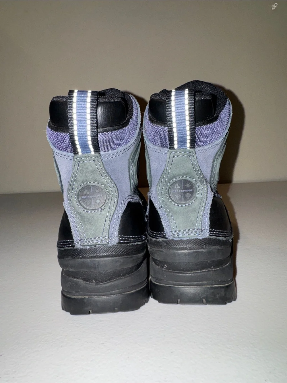 Lands' End Black and green Winter Boots